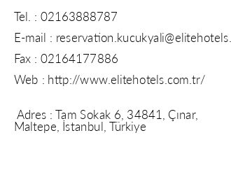 Elite Hotels Kkyal iletiim bilgileri